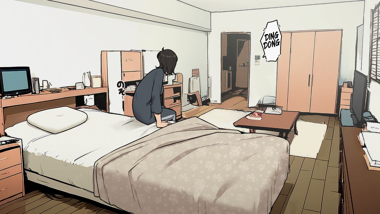 Takuhaibin no Uketorikata ga Dandan Darashinaku Natte Iku OL-chan  | A Woman Whose Greetings to the Delivery Man Gradually Get Sloppier page 11 full