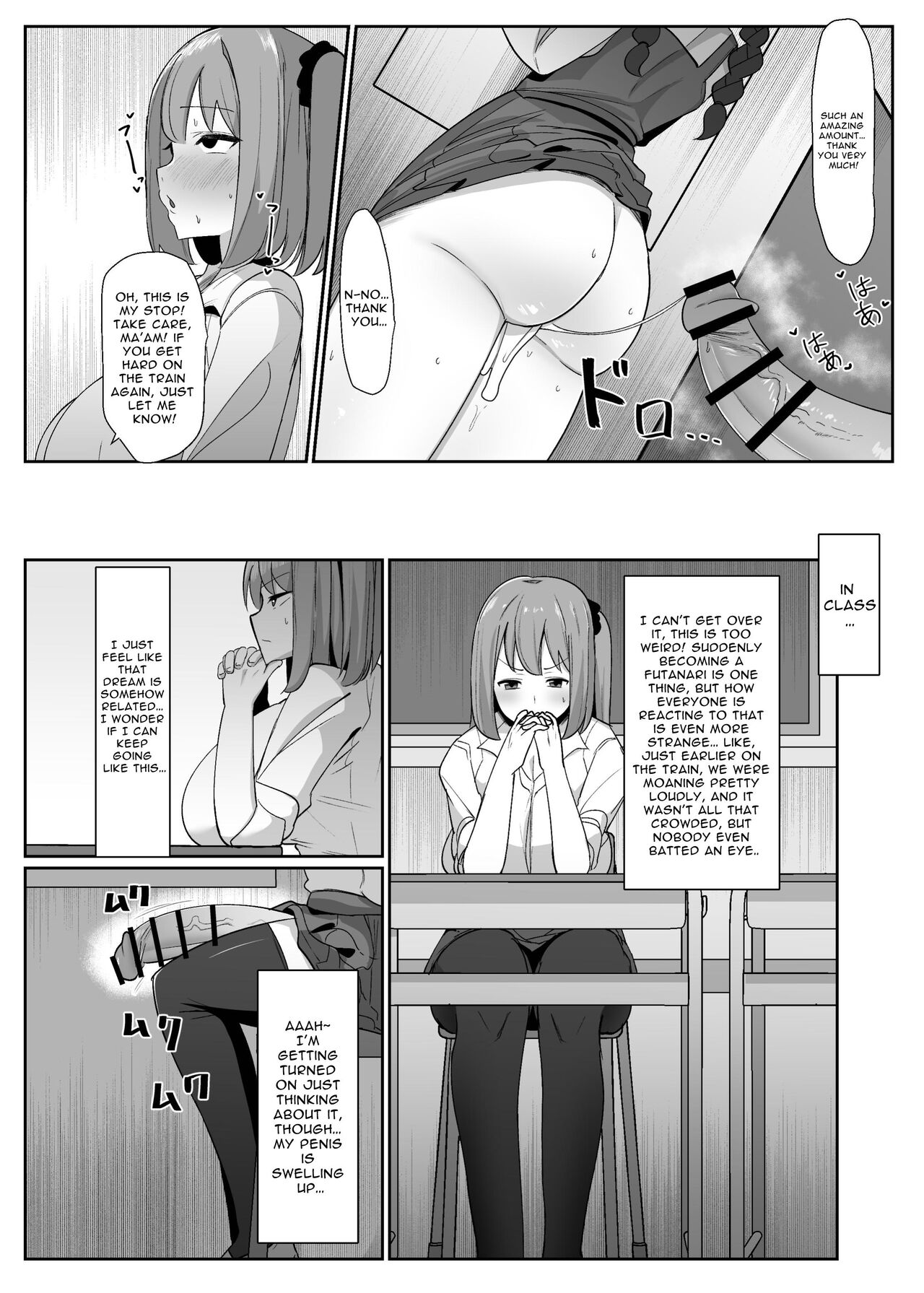 Aruhi Totsuzen Futanari wa Bokki shitara shasei suru no ga Atarimae no Sekai ni nattara page 10 full