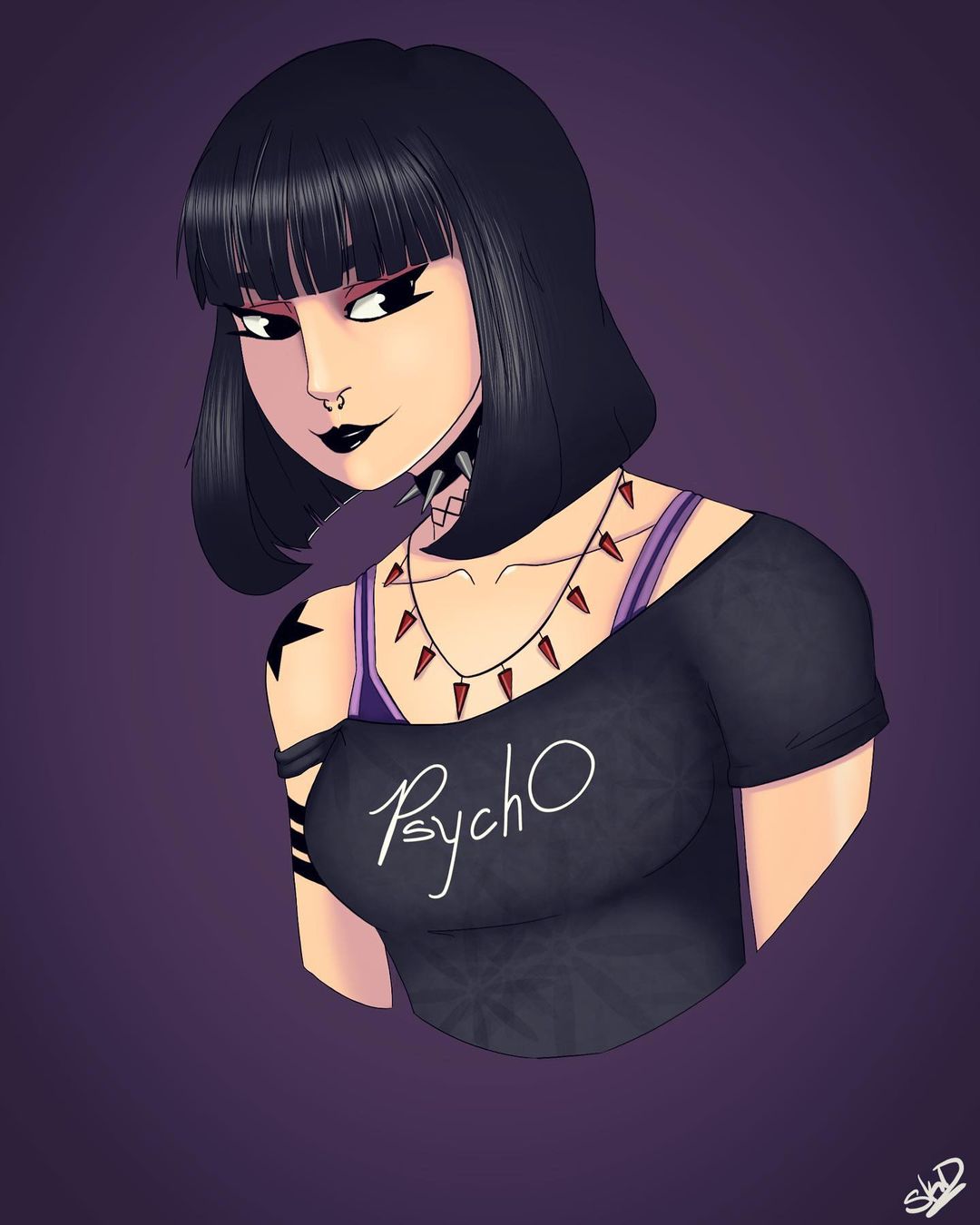 Goth Girl Evelynn page 2 full