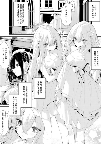 [Zanka] Soto de  Maid-san o Yuuwaku Suru Shimai no  Ojou-sama cover