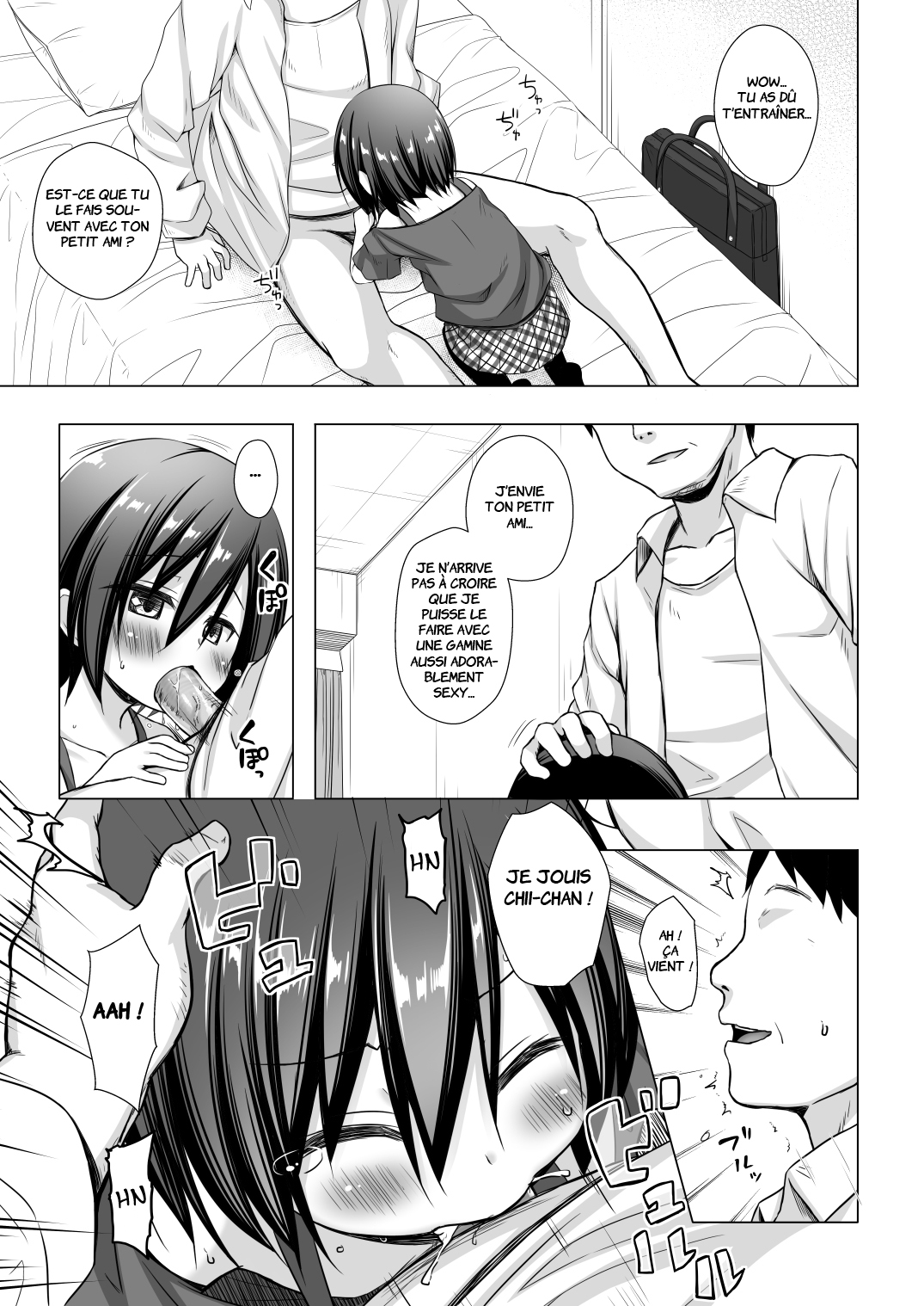 Chichi to Ani to Dorei na Watashi 2 | Mon Beau-père, Mon Beau-frère Et L'esclave, Moi 2 page 8 full