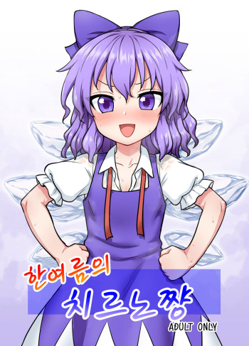 [110-GROOVE (Itou Yuuji)] Manatsu no cirno-chan | 한여름의 치르노쨩 (Touhou Project) [Korean] [질병계] [Digital] cover