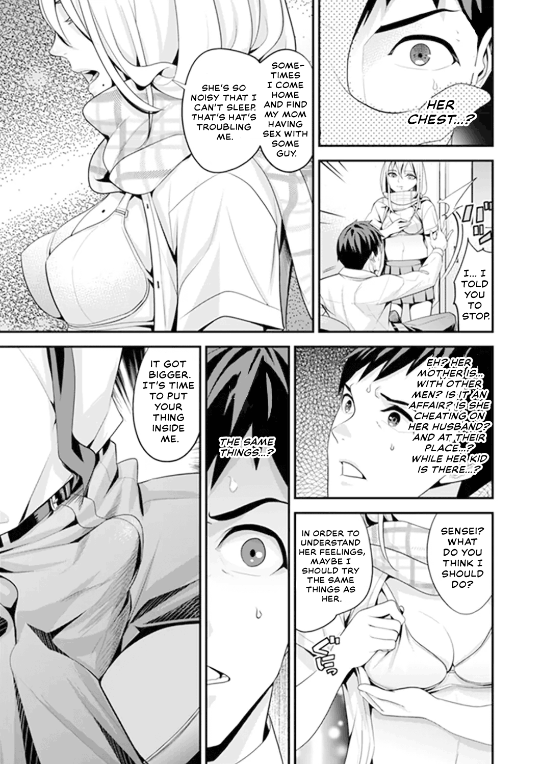 My first time with sensei. - Hold me tight until it hurts - Kyou, Sensei to Hajimete o. - Kizutsuku Made Tsuyoku Daite page 11 full