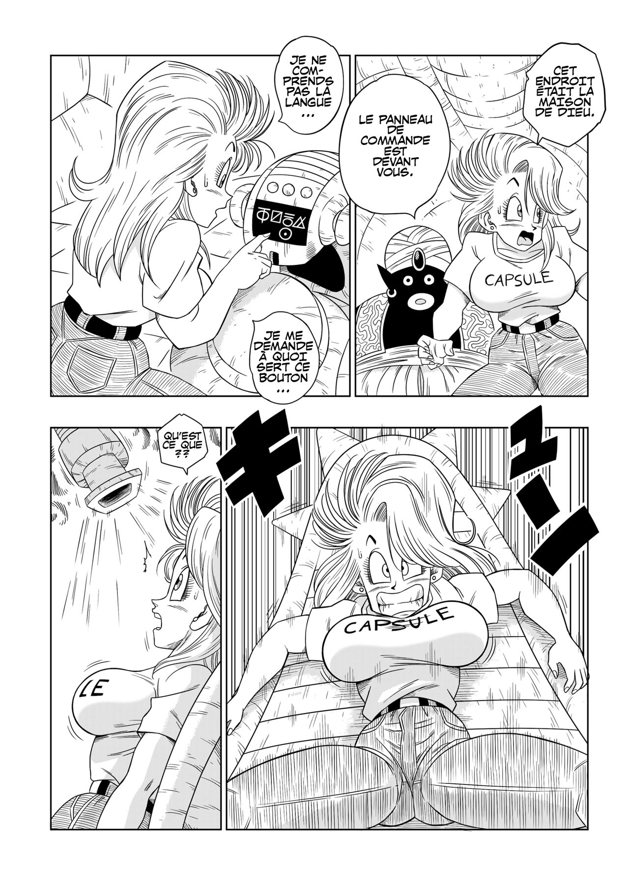 Bulma et M. Popo dans le vaisseau de dieu page 6 full