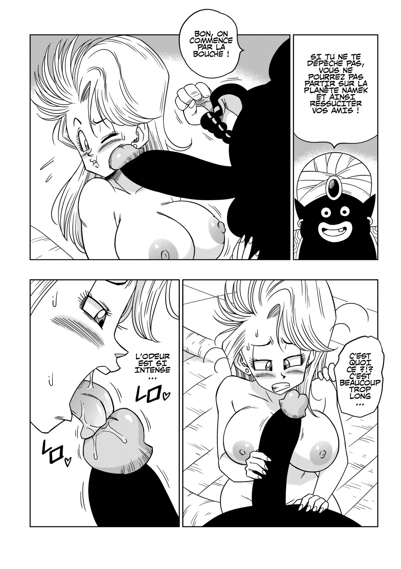 Bulma et M. Popo dans le vaisseau de dieu page 9 full