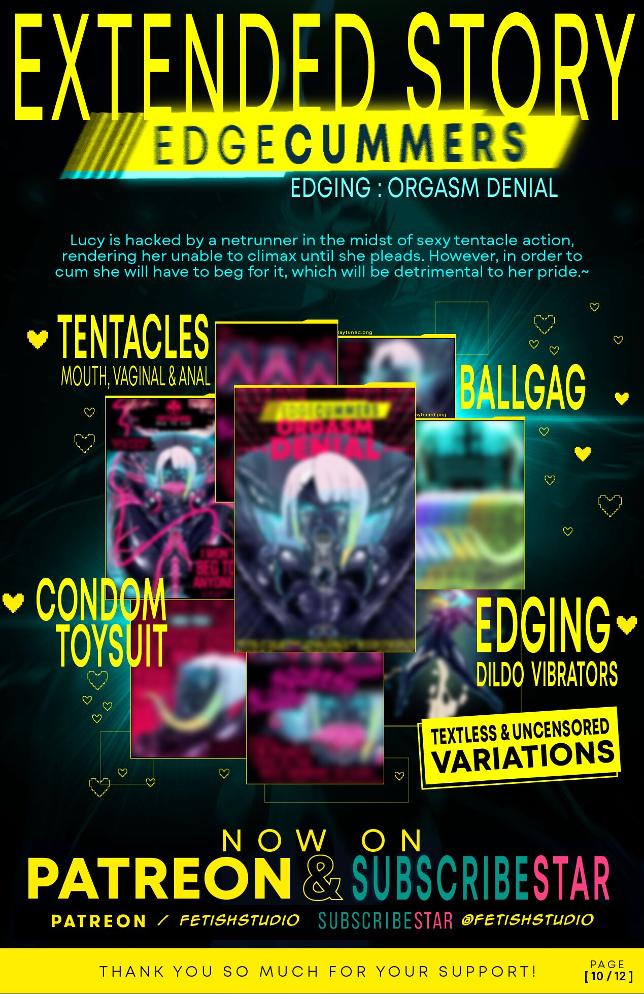 LUCY EDGERUNNERS | LATEX ENCASEMENT | BRAINDANCE VIBRATORS page 11 full
