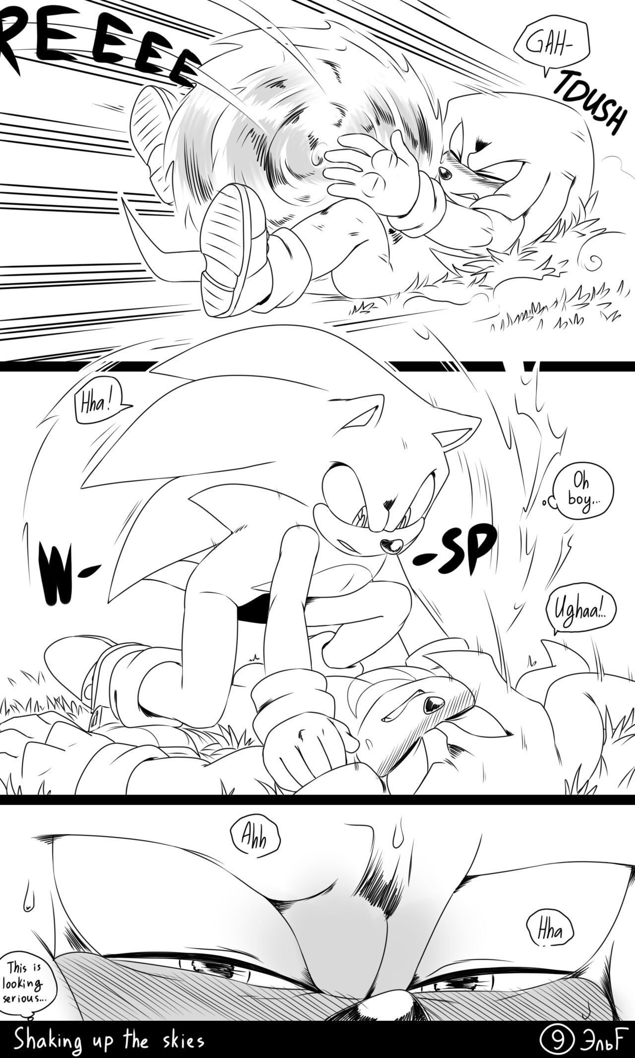Shaking Up The Skies: Sonknux Comic page 10 full