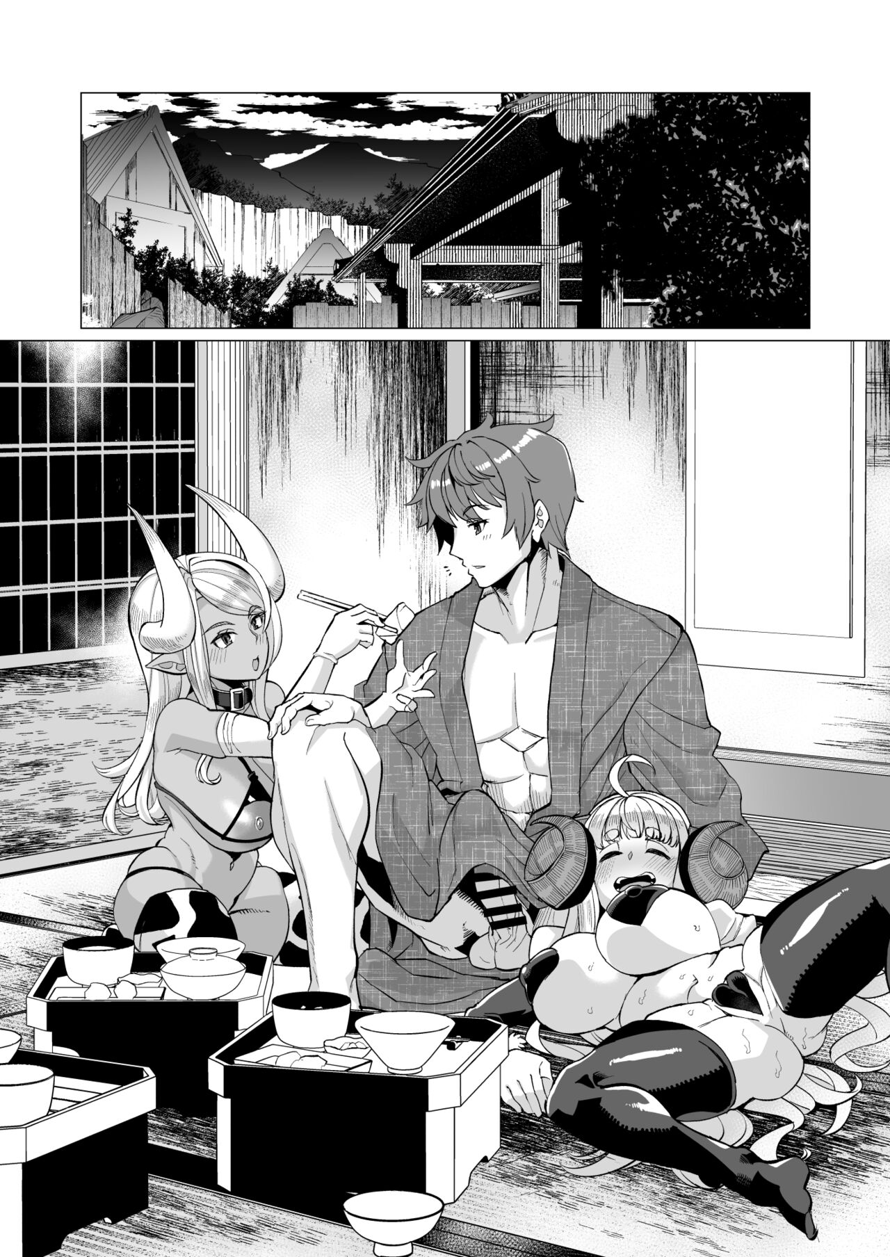 Kumbhi-Anira no Pakohame Kodakara Onsen Jou | Kubi-Anila's Sex at the "Blessing-With-Children" Onsen Part Two page 12 full