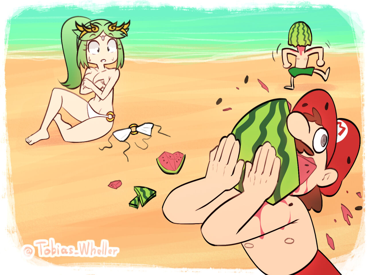 Palutena at the Beach page 4 full