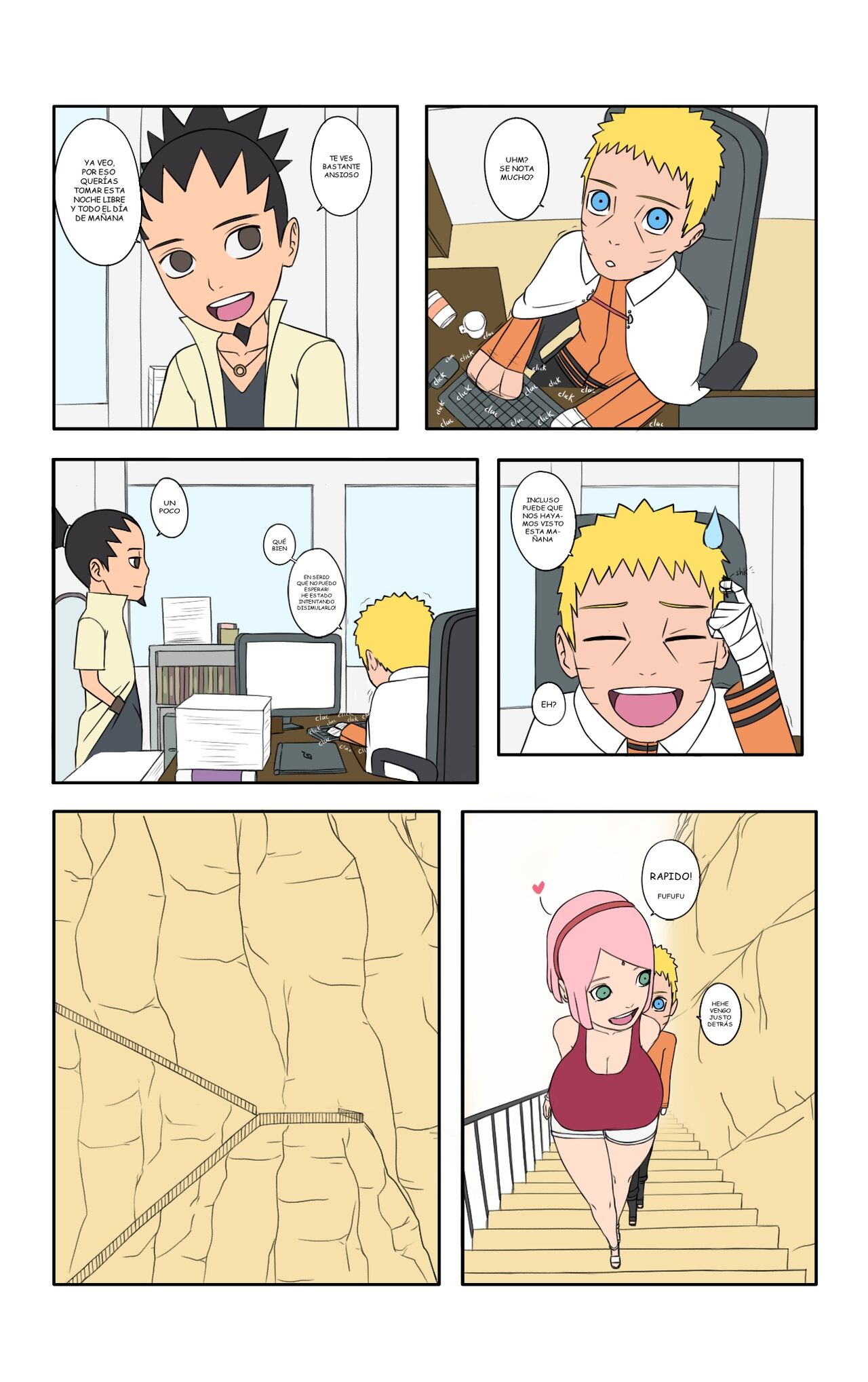Hot days in Konoha 2  - Spanish - Ongoing page 10 full