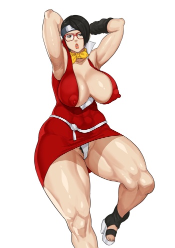 [Cyberboi] Adult Sarada (Boruto) cover