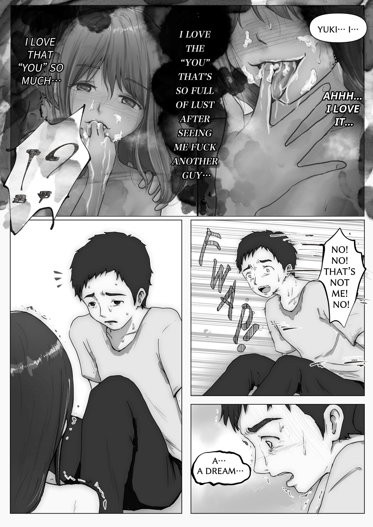 Honto no Kanojo 3 -Kanojo ga Hoka no Otoko ni Dakaretemo- | The Real Girlfriend 3 -Even if another man is having her…- page 7 full