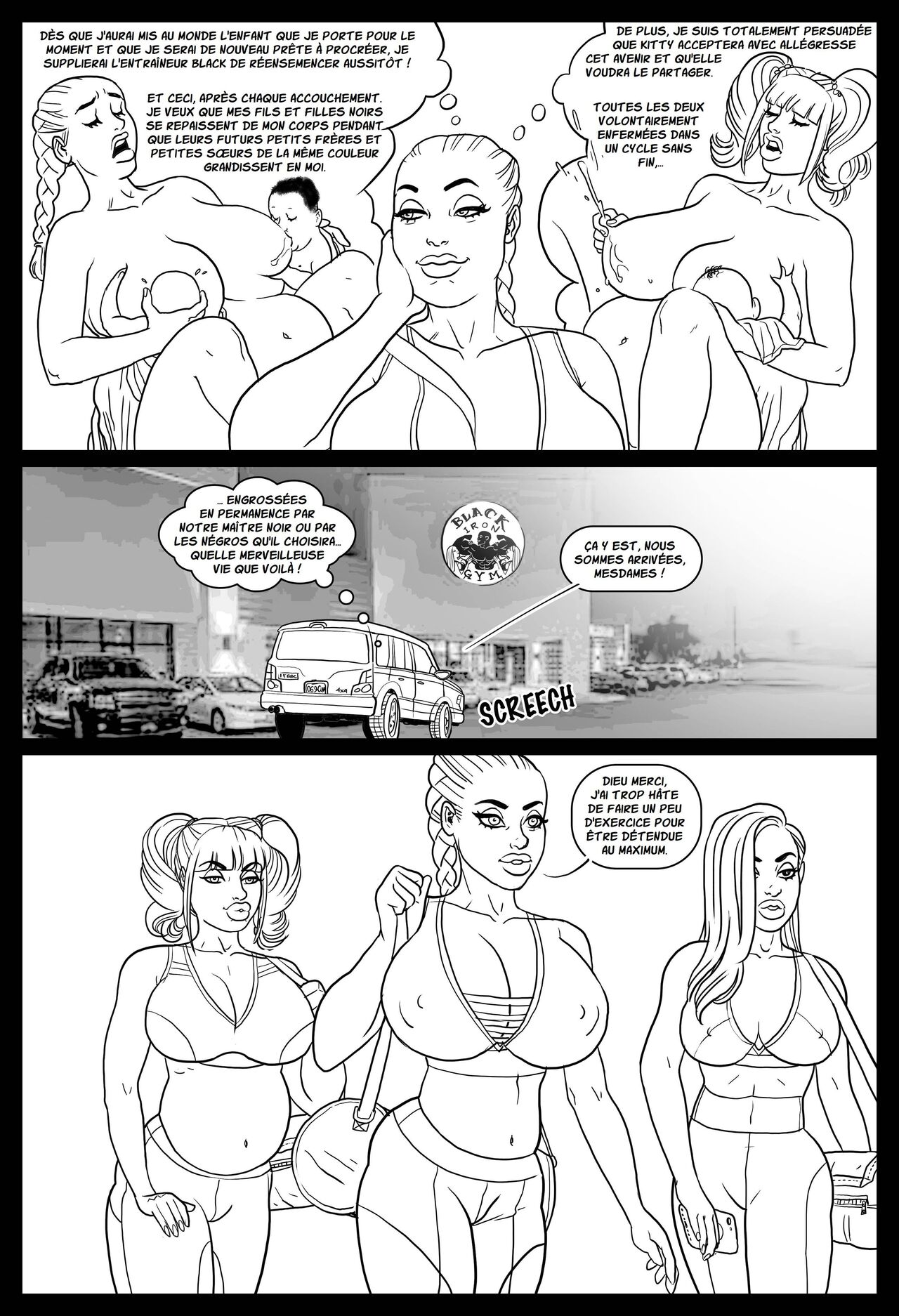 2 Hot Blondes - Bred-Out 2 / Les Deux Blondes Torrides Propagent la Fièvre de la Queue Noire page 12 full