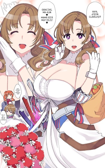 [Xration (mil)] Mother's Day | Día De La Madre (Tsujou Kougeki ga Zentai Kougeki de 2-kai Kougeki no Okaasan wa Suki desu ka?) [Spanish] cover