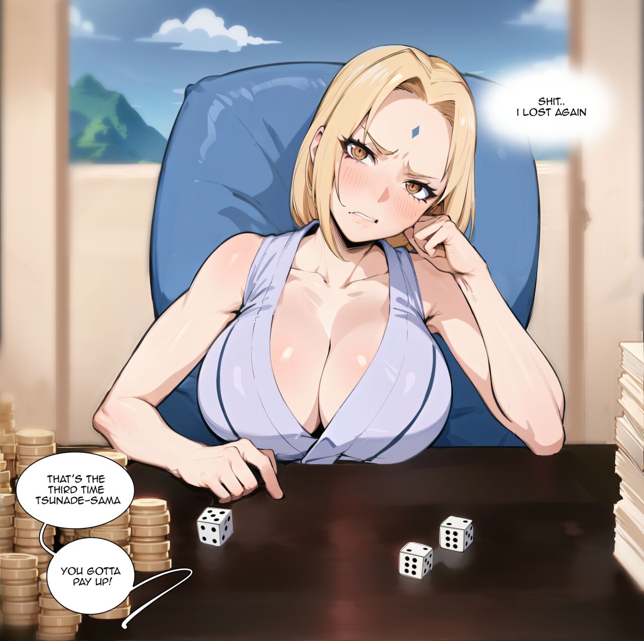 Tsunade Comic page 1 full