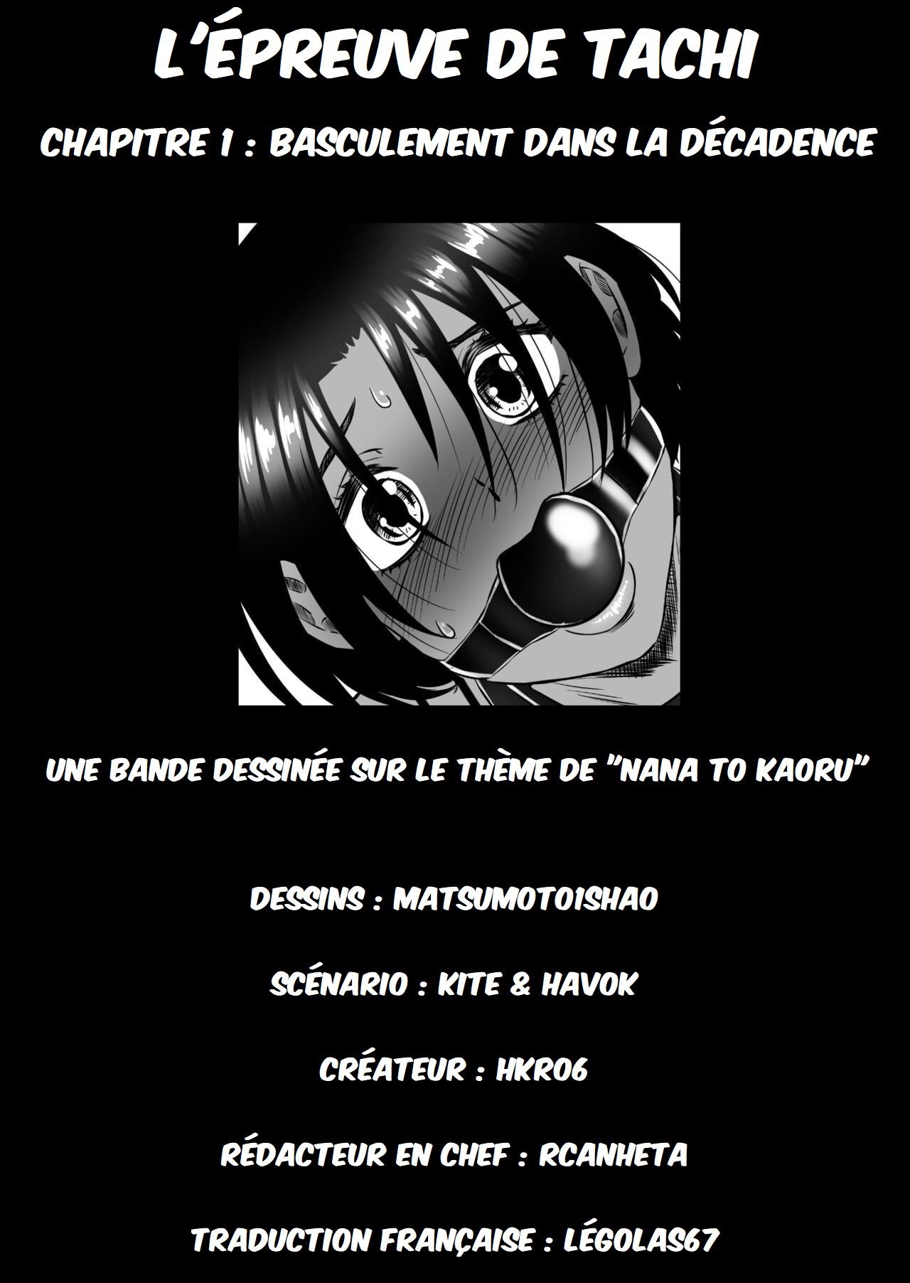 L'Épreuve de Tachi #1 : Basculement dans la décadence page 1 full