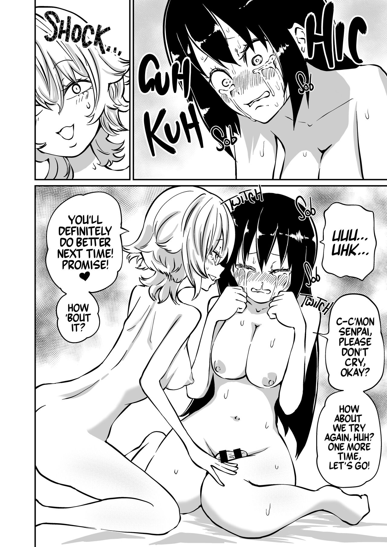 Doutei Futanari Senpai Bitch Kouhai no Amaama Fudeoroshi | Virgin Futanari Gets Cherry Popped by Her Slutty Junior page 12 full
