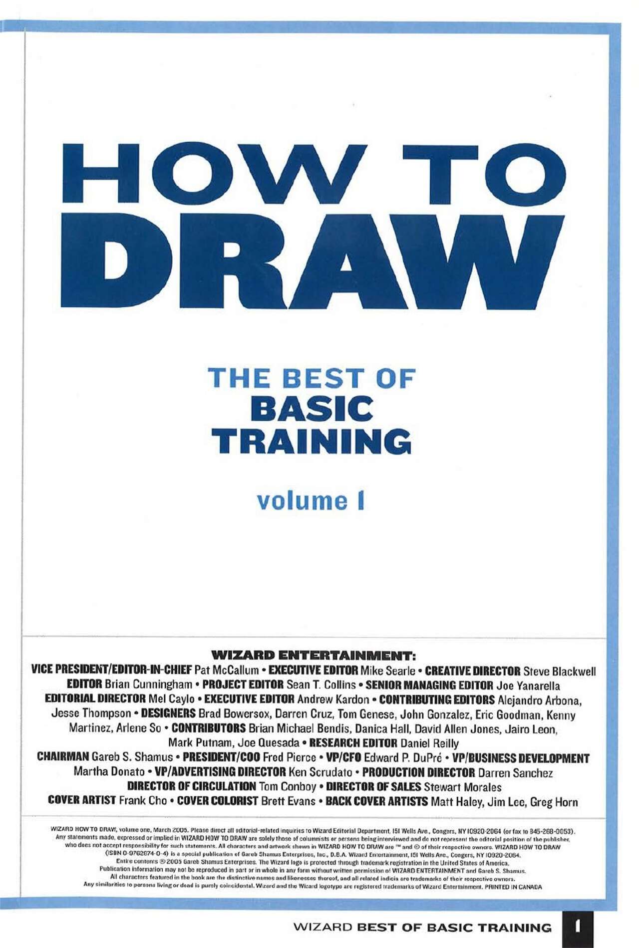 How to Draw The Best of Basic Training page 2 full