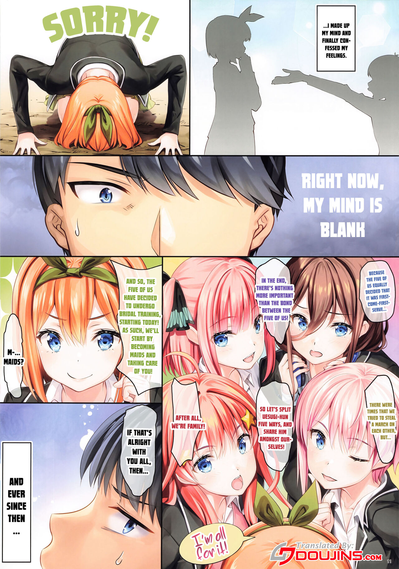 Gotoubun no Maid Yome | Five Equal Maid Brides page 11 full