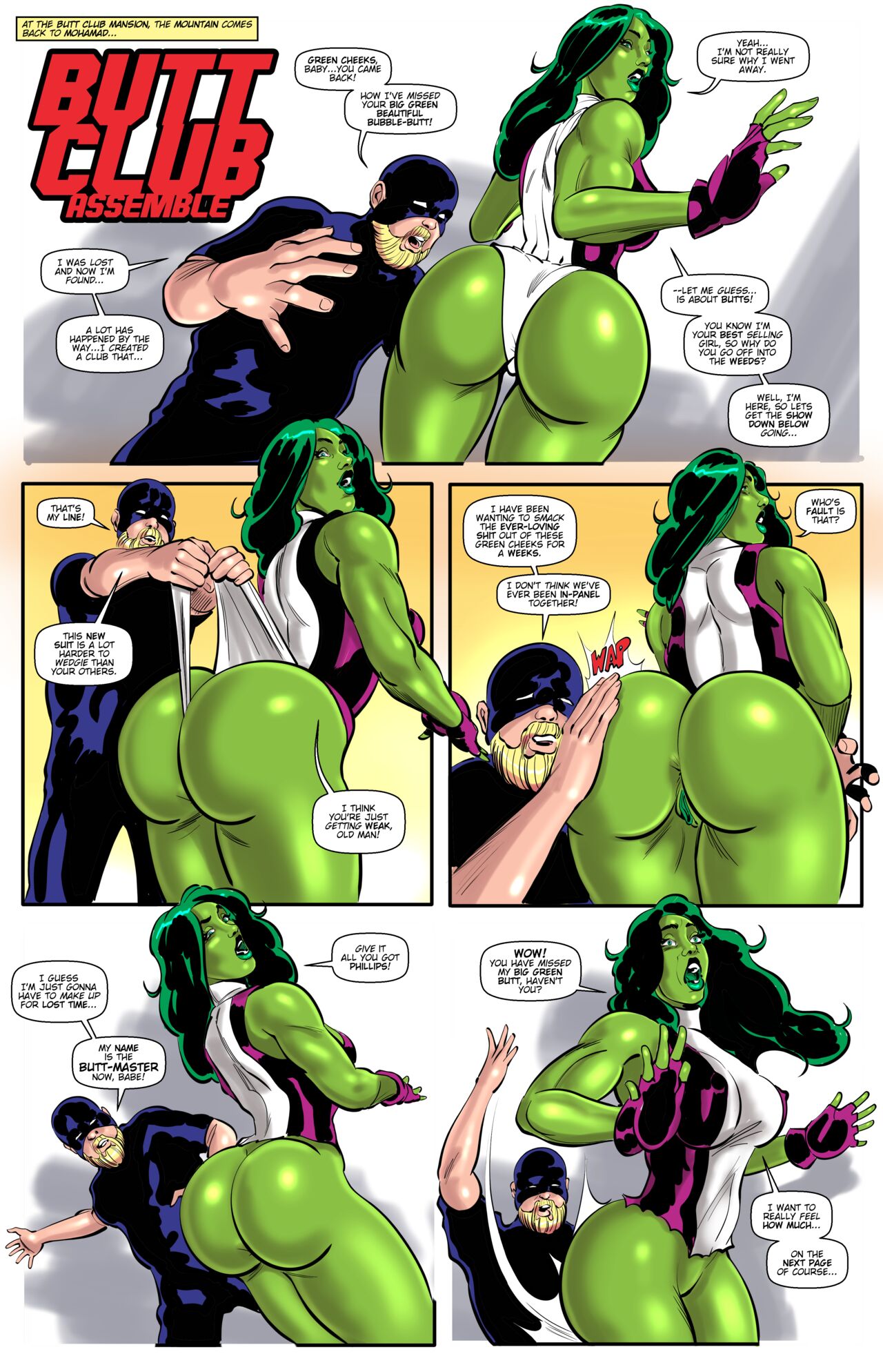 Butt Club Assemble page 1 full