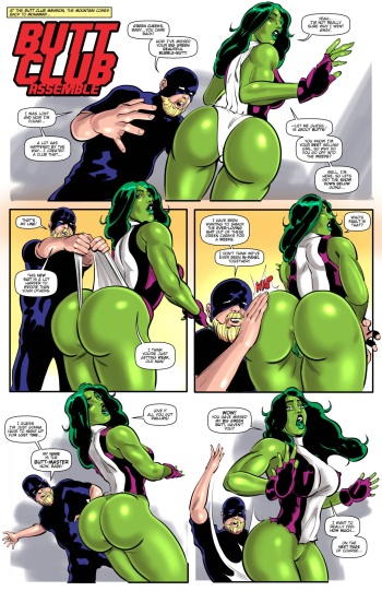 [Tim Phillips] Butt Club Assemble (Avengers) cover