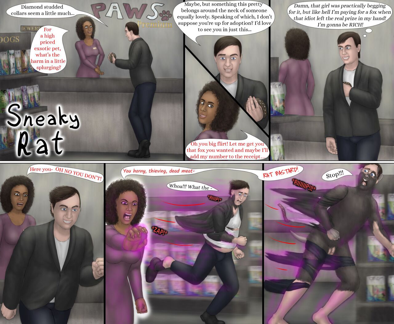 Sneaky Rat page 1 full