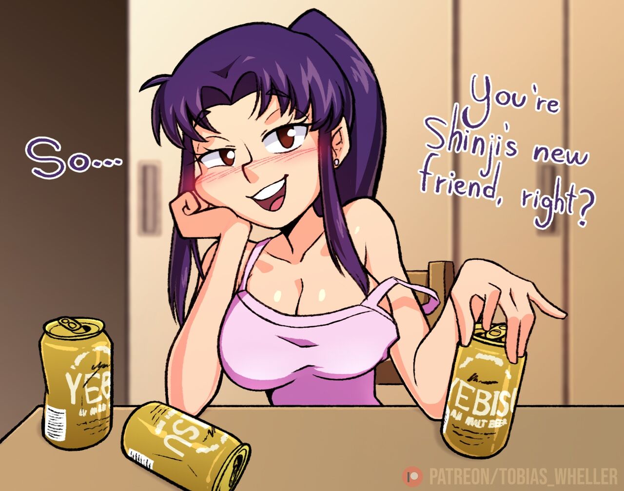 Misato wants something... page 1 full