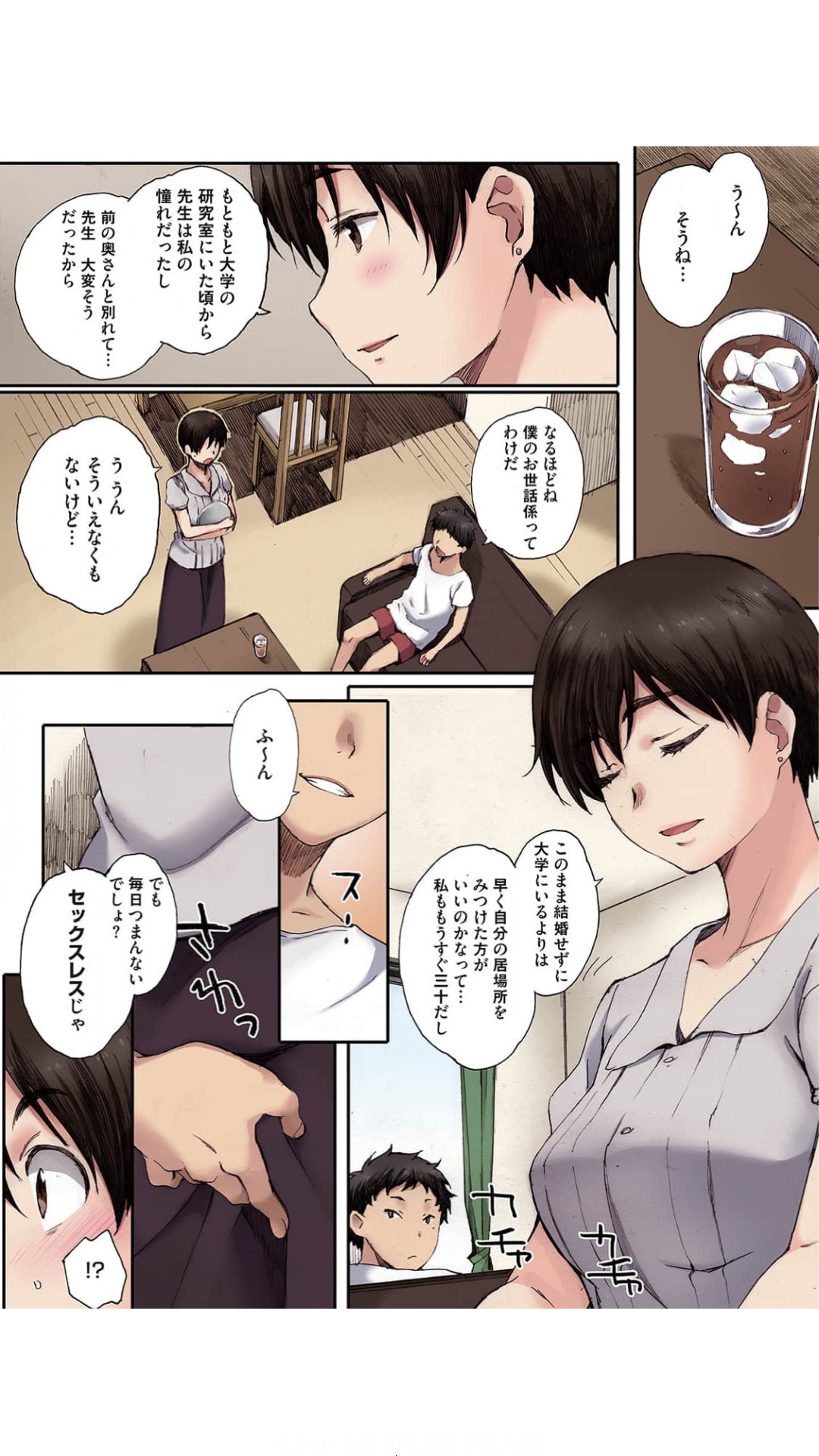 蟷螂の巣～息子に種付けされた義母～1 page 6 full