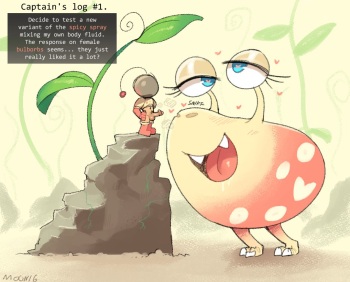 [lilmoonie] Captain's Log (Pikmin) cover
