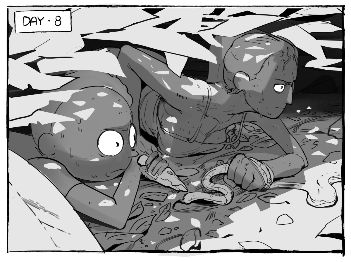 That Time Me and My Younger Brother Got Stranded in Some Alien Planet and Can't Get Back Home. Also I'm Secretly Attracted to Him and I Think He Is Attracted to Me Too. page 1 full