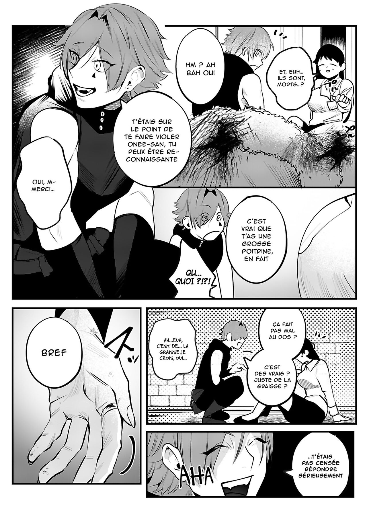 Isekai Trip Saki de Tasuketekureta noha, Hitogoroshi no Syounenn deshita. | Le jeune garçon qui m'a sauvée quand j'ai trébuché dans un autre monde était un meurtrier. page 12 full