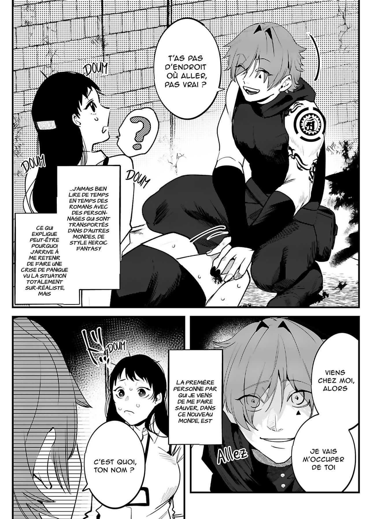 Isekai Trip Saki de Tasuketekureta noha, Hitogoroshi no Syounenn deshita. | Le jeune garçon qui m'a sauvée quand j'ai trébuché dans un autre monde était un meurtrier. page 4 full