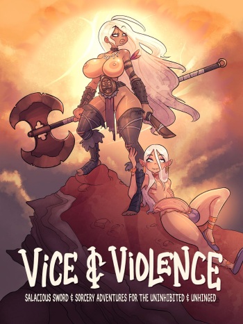 [Rapscallion] Vice & Violence: Salacious Sword & Sorcery Adventures for the Uninhibited & Unhinged cover