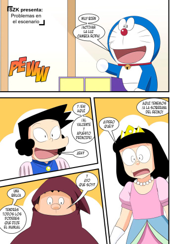 [Circle Takaya] SZK ga Geki de Mechakucha ni (Doraemon) [Spanish] cover