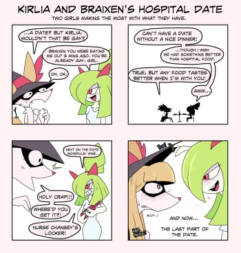 [PONPORIO] Kirlia and Braixen's Hospital Date cover