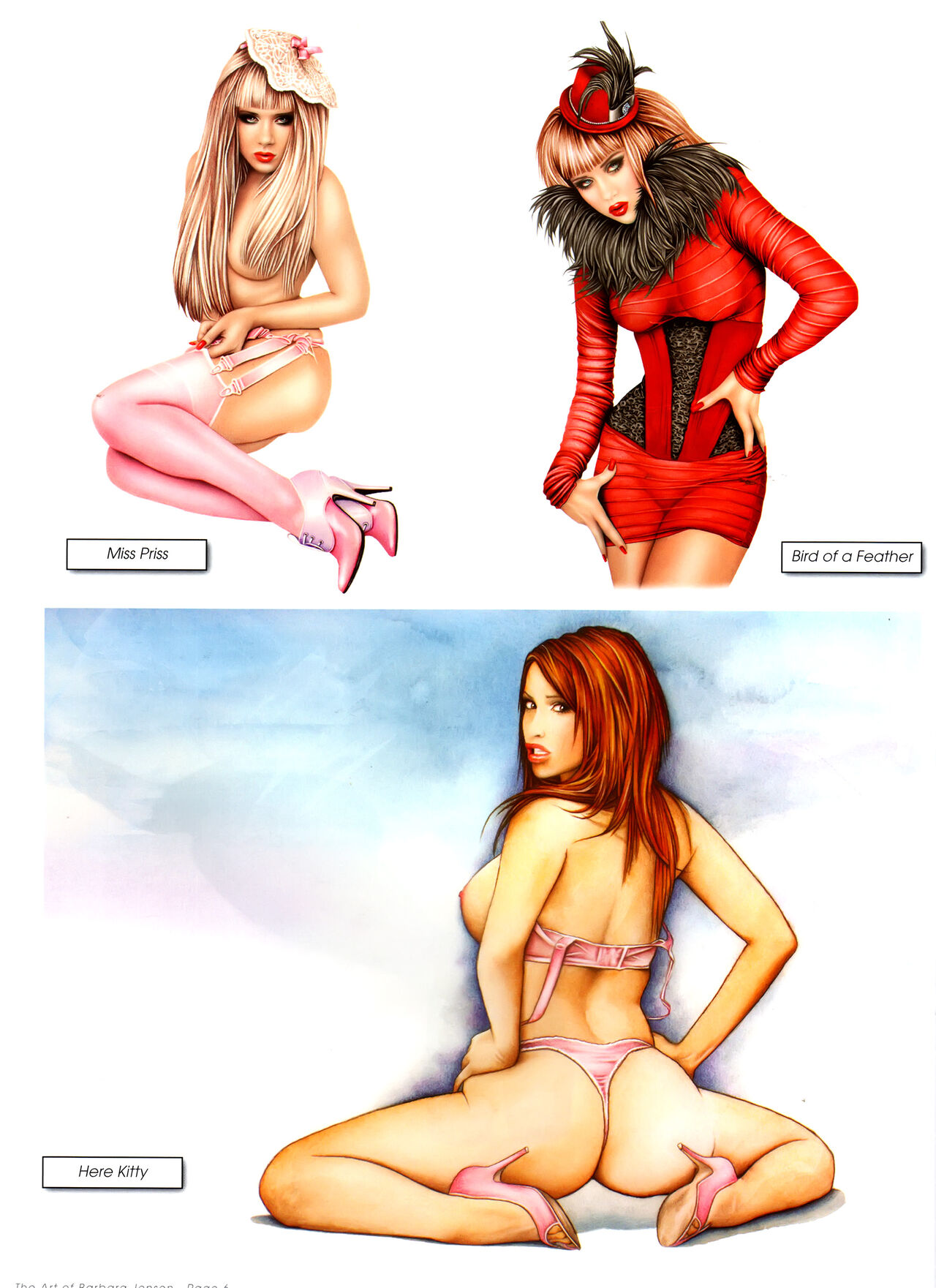 Clothing Optional! the art of Barbara Jensen page 8 full