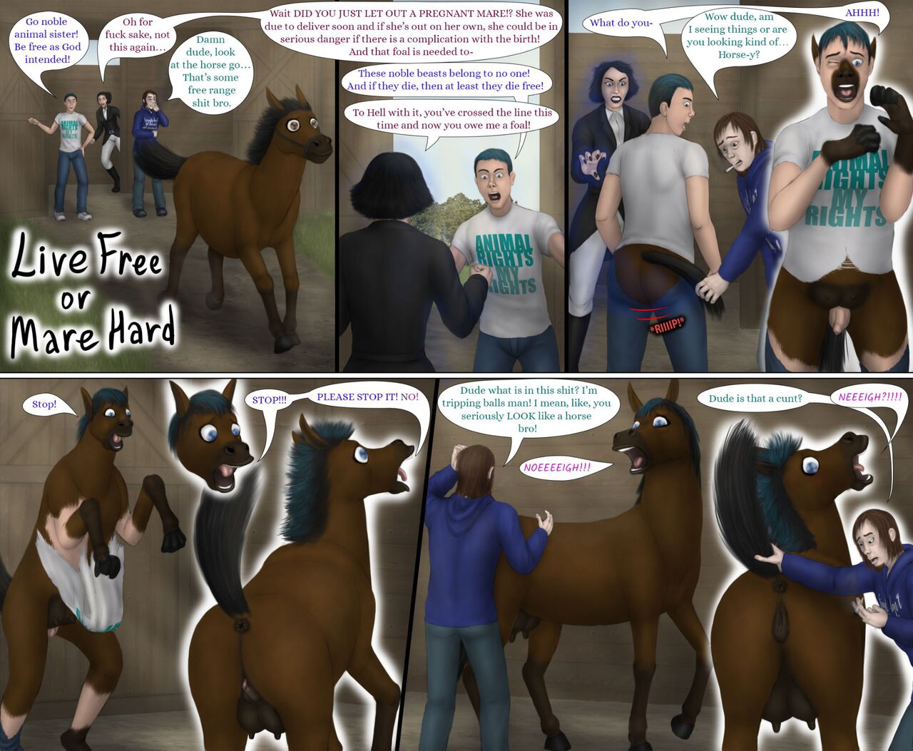 Live Free Or Mare Hard page 1 full