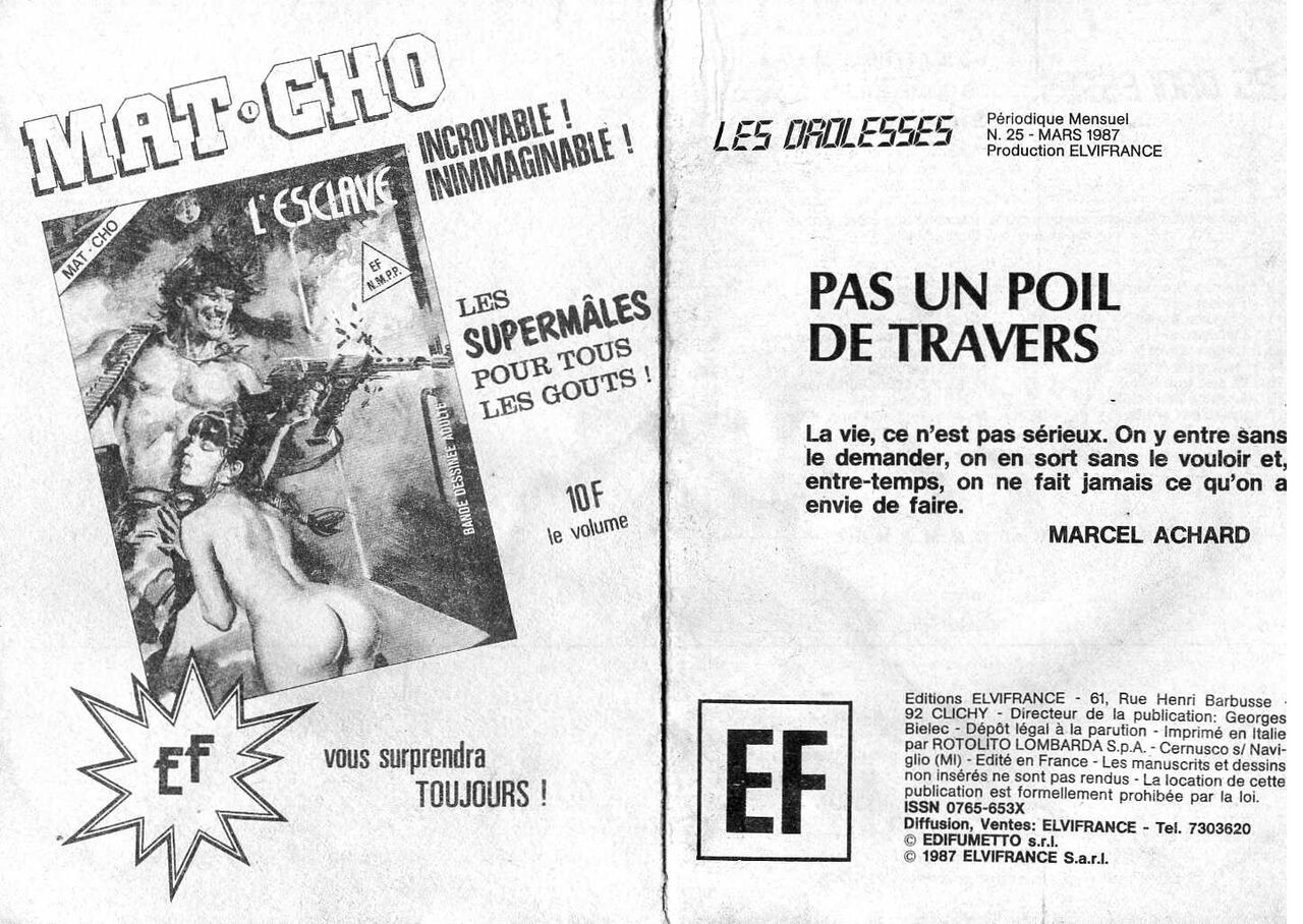 PFA - Les drôlesses #25  Pas un poil de travers - b Croisière de feu page 2 full