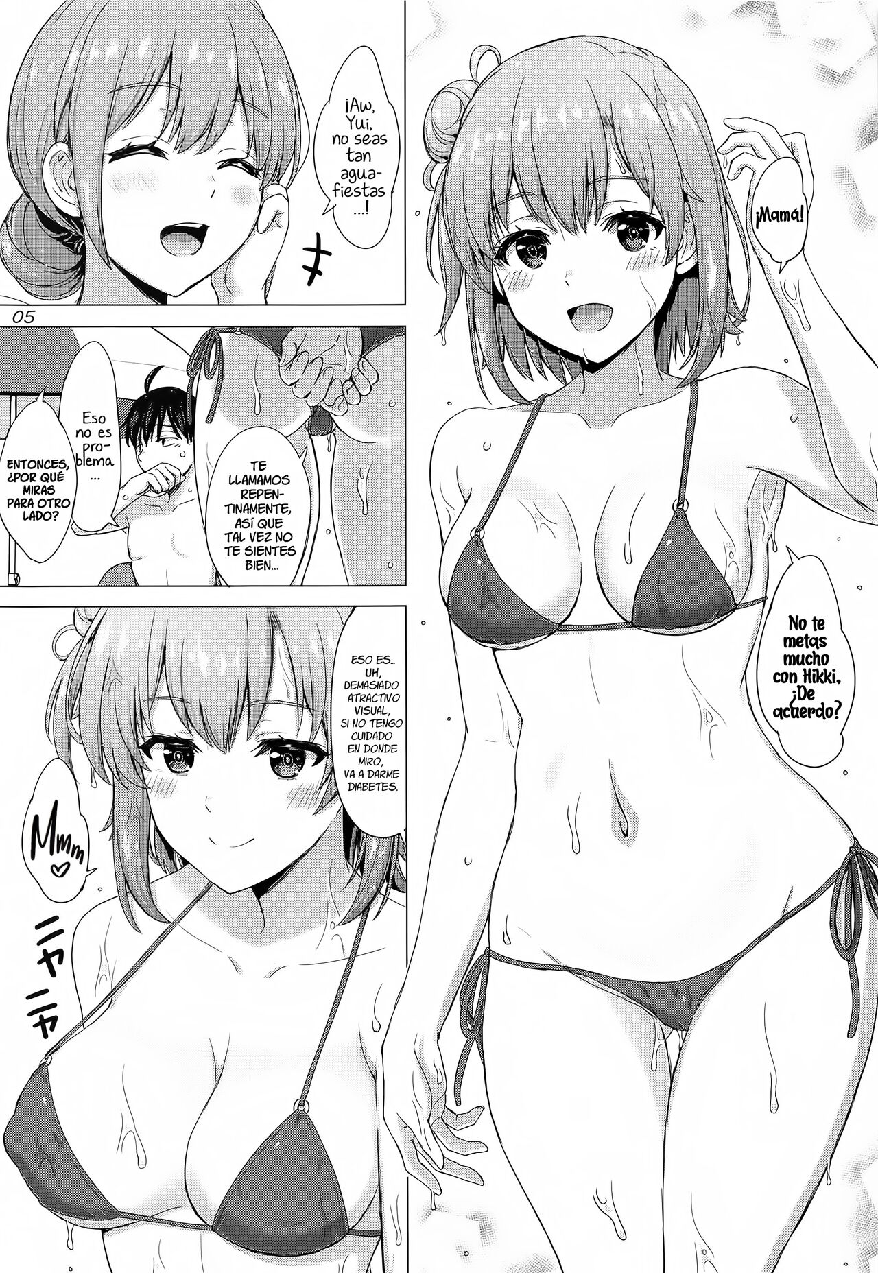 Jounetsuteki na Natsu no Resort o Yuigahama Oyako to. - Un Apasionante Resort de Verano con un Par de Yuigahamas. page 4 full