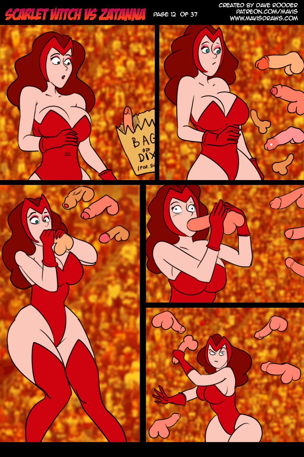 Battle of Supes: Scarlet Witch vs Zatanna page 12 full