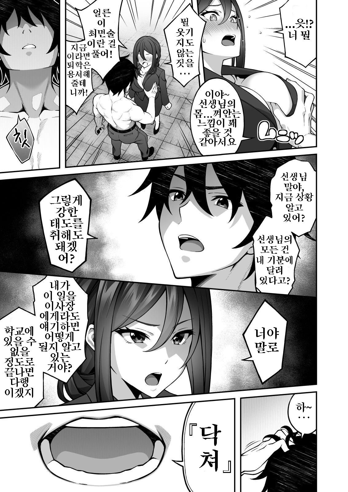 Saimin Gakuen 3 Saiminjutsu de Takabisha na Onna Kyoushi o Te ni Ireta Ore | 최면술로 고압적인 여교사를 손에 넣은 나 page 11 full