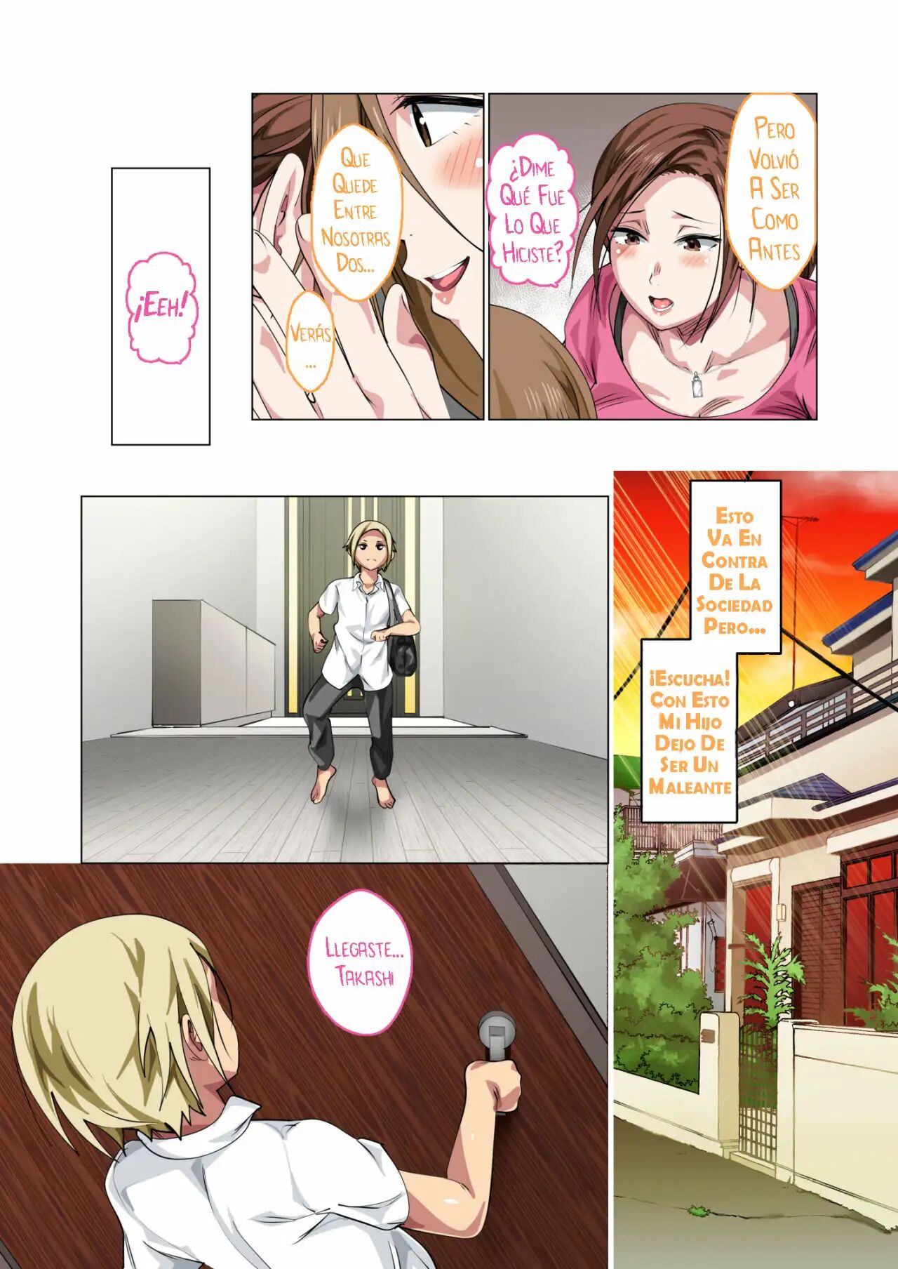 Okorinbo Mama no Amayakashi Sex de Furyou Musuko ga Kousei Shita Hanashi | Rehabilitacion del Hijo Delincuente Gracias al Amor de su Madre Malhumorada page 7 full