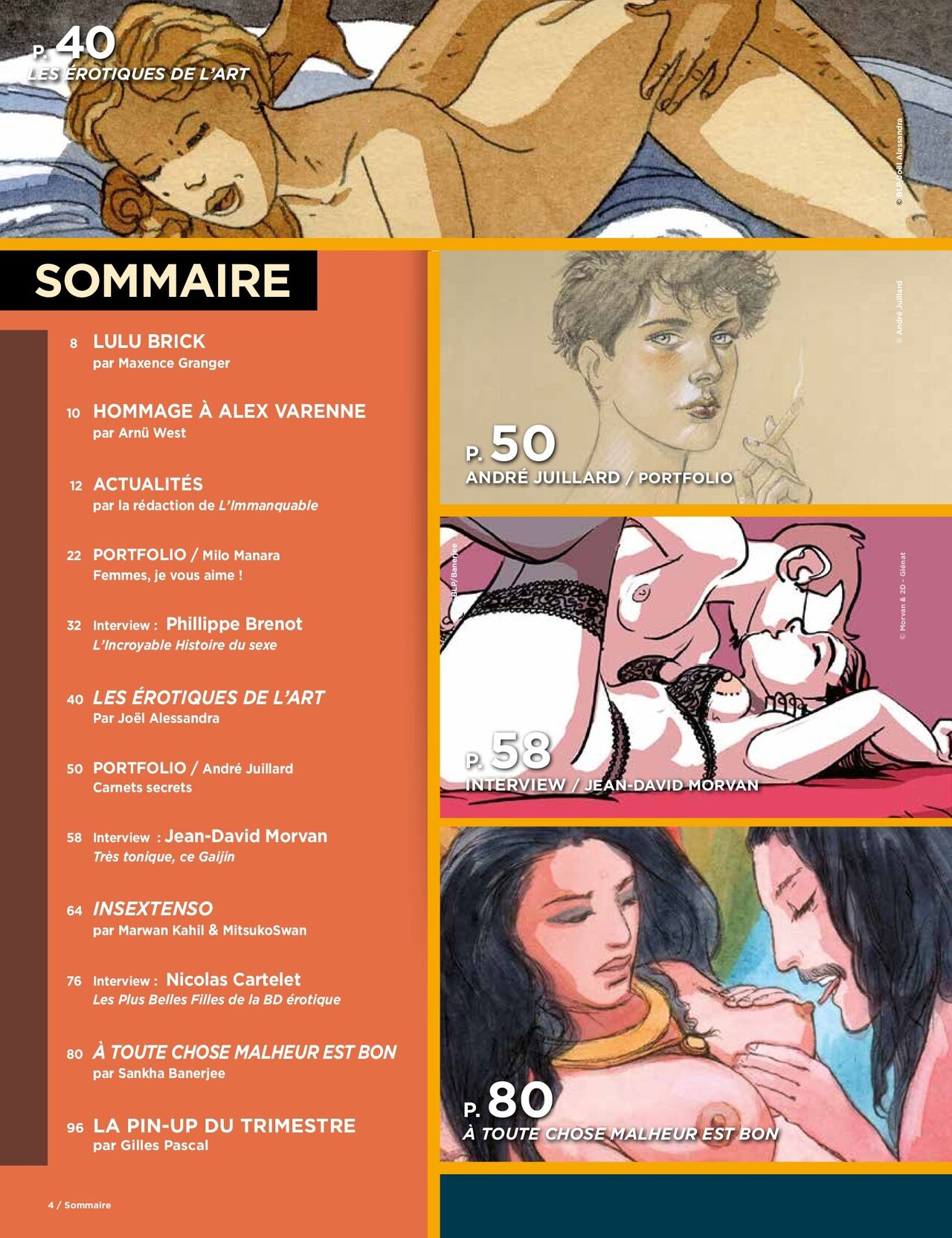 L'Immanquable H.S. Spécial Érotisme N°23 - Créatures de Reve page 4 full