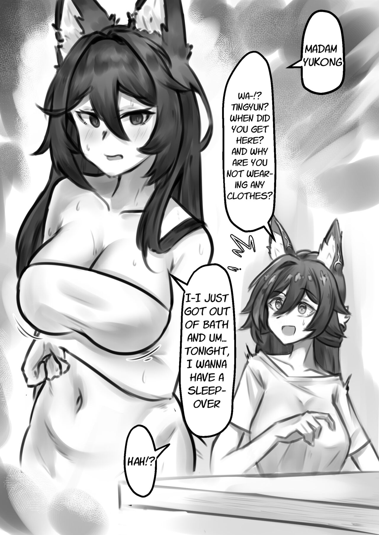 Sleepover, and My Savior's Bosom page 1 full