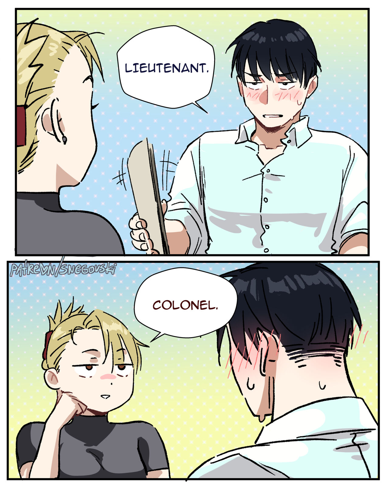 Roy Mustang x Riza Hawkeye Full Metal Alchemist0 page 12 full