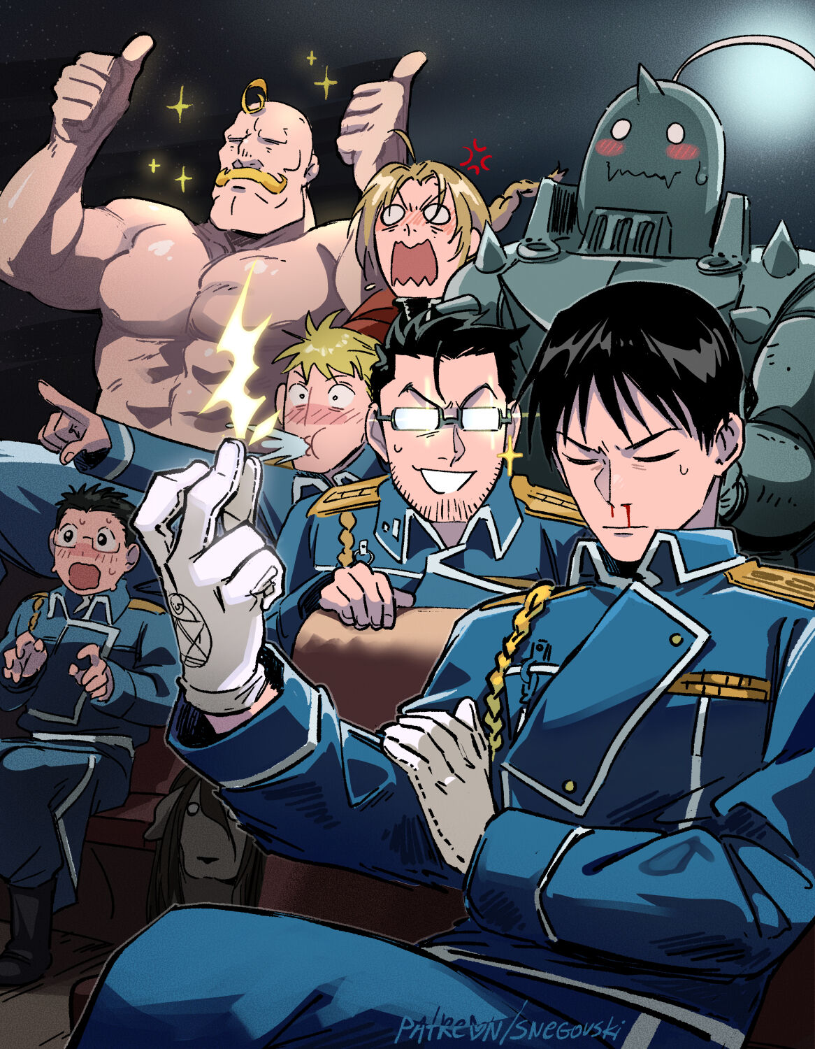 Roy Mustang x Riza Hawkeye Full Metal Alchemist0 page 2 full
