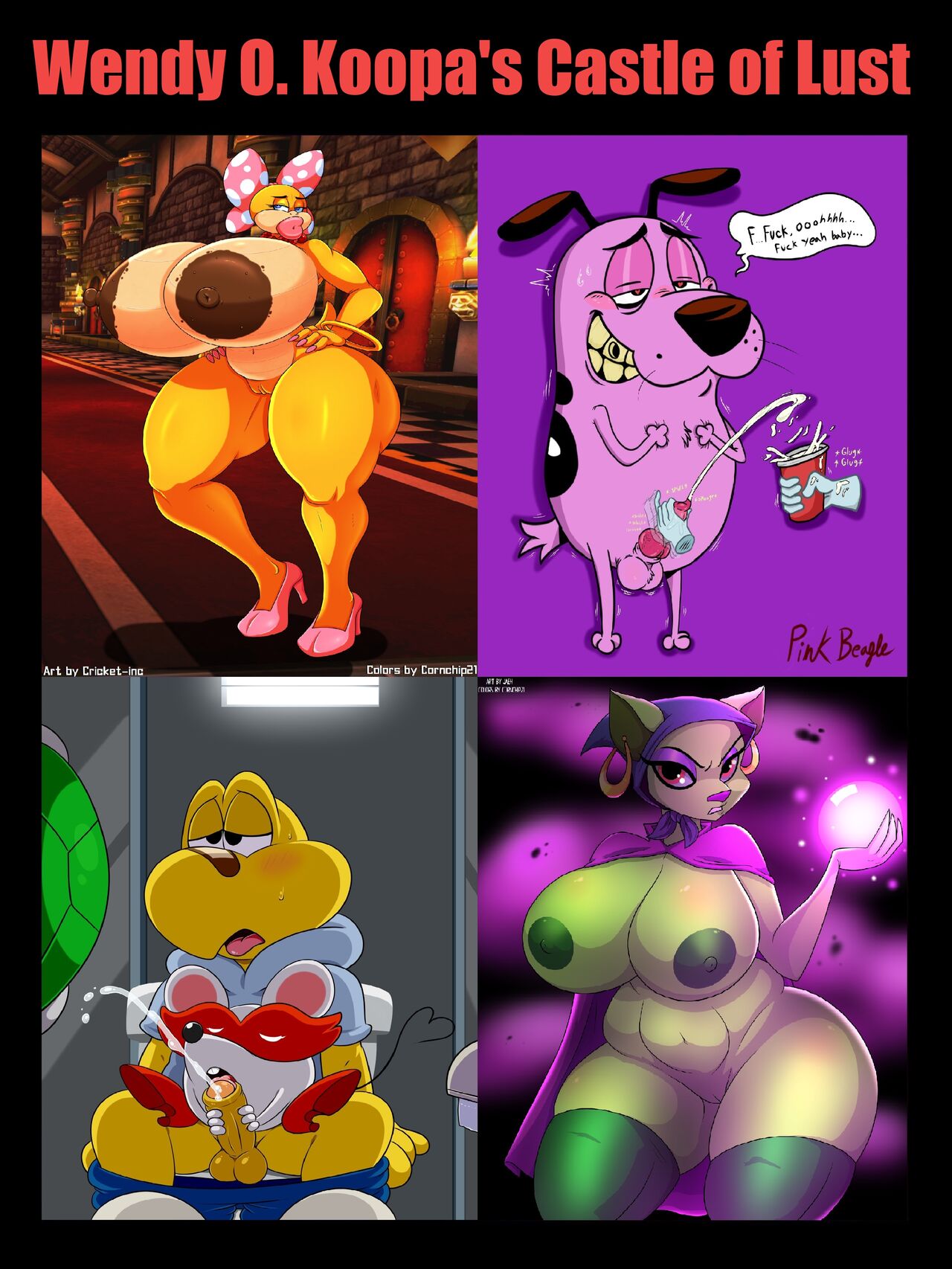 Wendy O. Koopa's Castle of Lust  ♂️♀️⚧️ 💋🧤🏰🔞 page 1 full