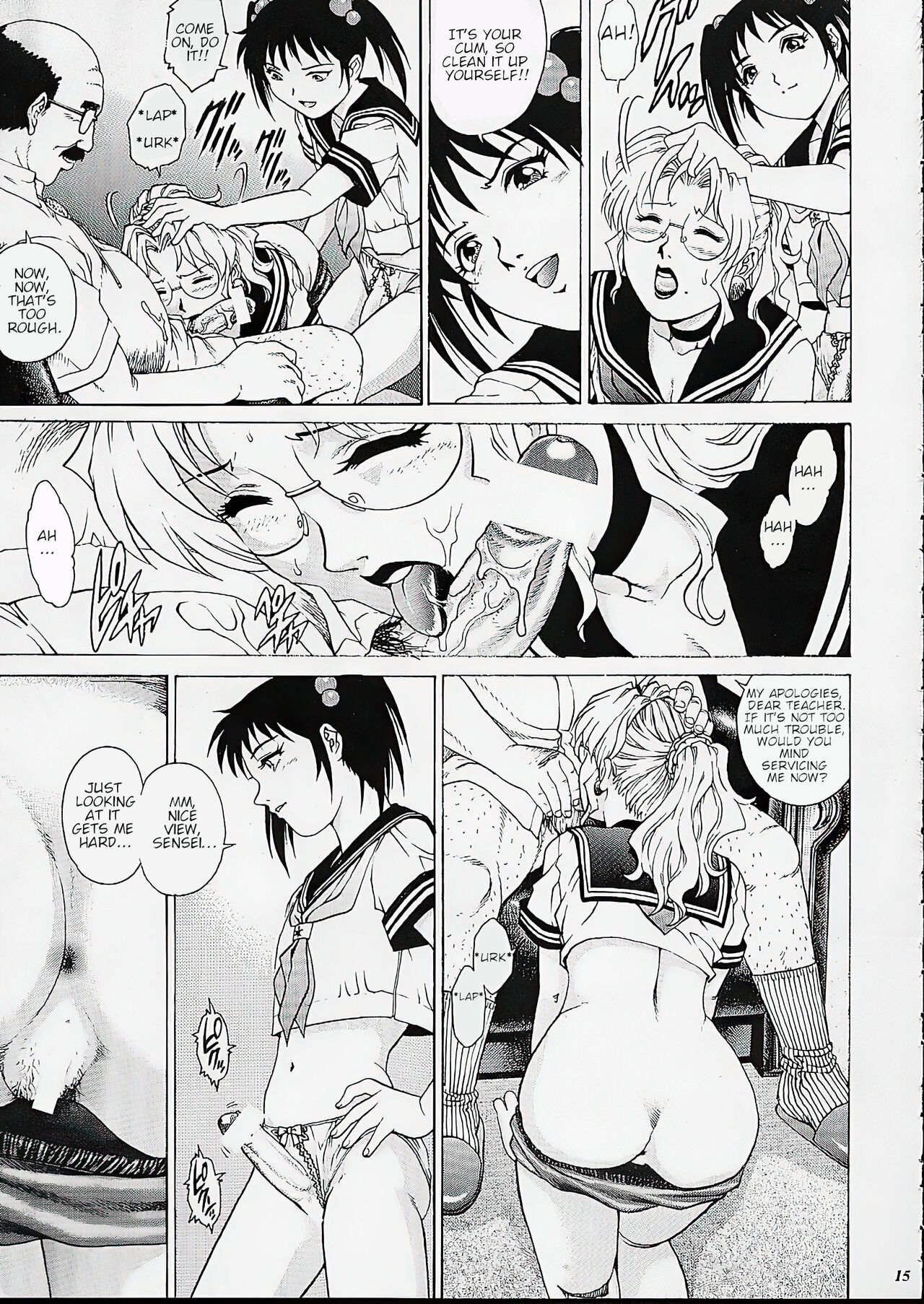 Onna Kyoushi Futanari Sailor Fuku | Futanari Female Teacher in a Sailor Uniform page 11 full
