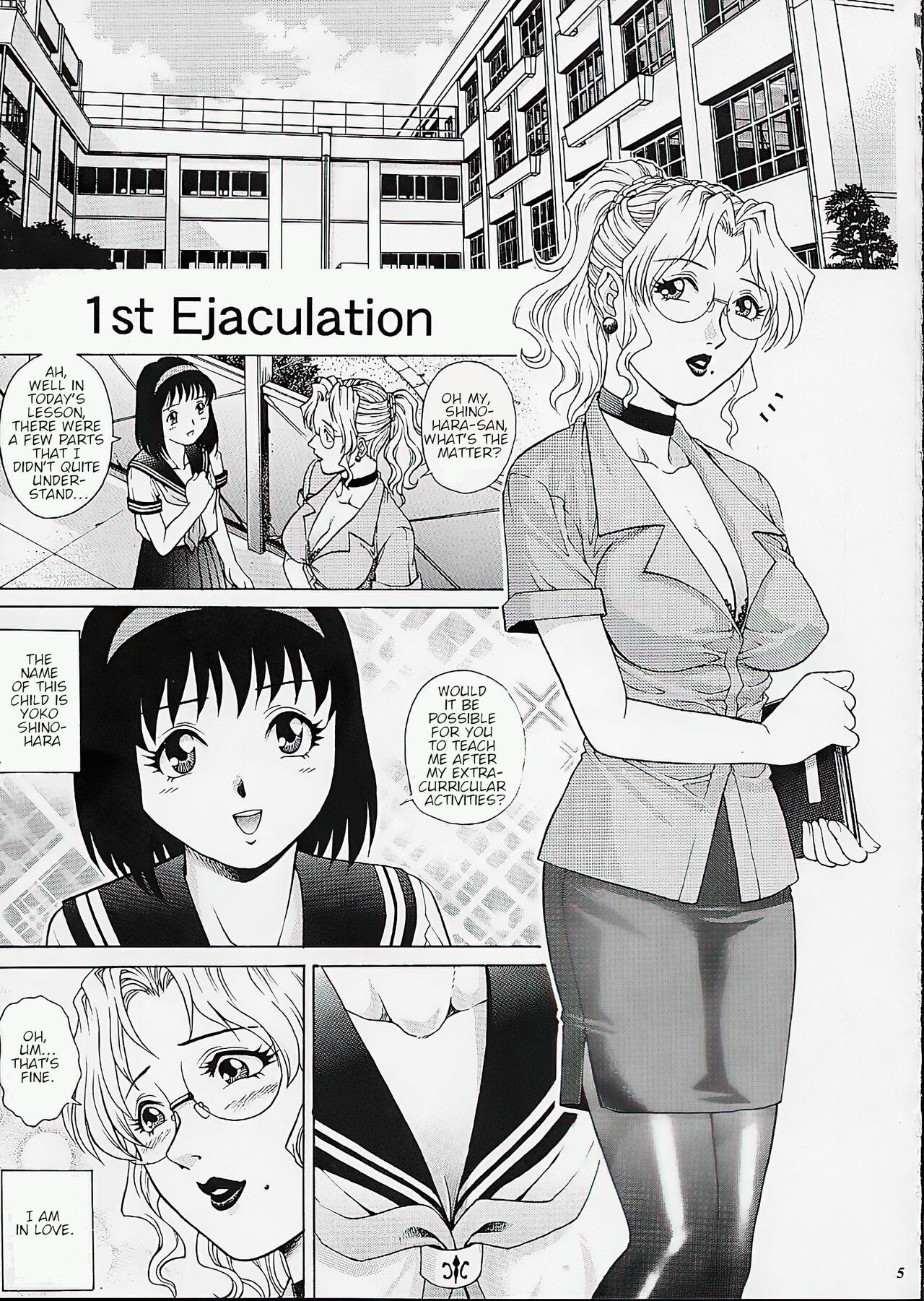 Onna Kyoushi Futanari Sailor Fuku | Futanari Female Teacher in a Sailor Uniform page 2 full
