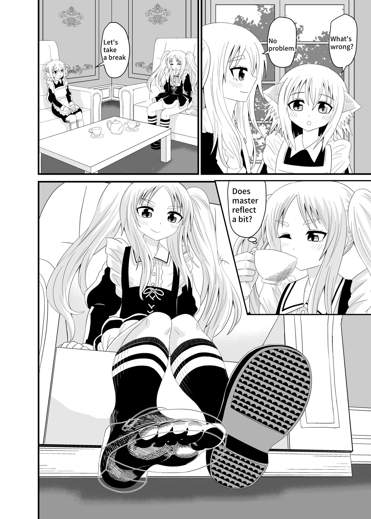 Isekai Maid Foot Fetish Story 4 page 11 full